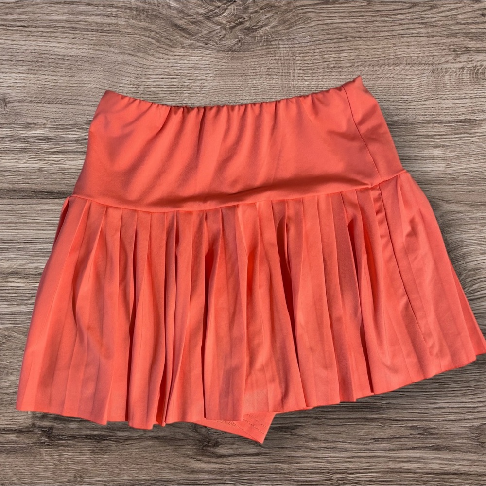 Shein Coral Pleated Skort Women’s Size Small
